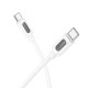 Дата кабель USB-C to USB-C 1.0m 60 W silicone BX114 Structure white BOROFONE (6941991116919)