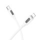 Дата кабель USB-C to Lightning 1.0m PD silicone BX114 Structure white BOROFONE (6941991116834)