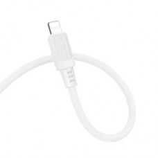 Дата кабель USB-C to Lightning 1.0m PD silicone BX115 Lotto white BOROFONE (6941991119613) - Фото