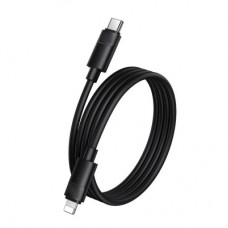 Дата кабель USB-C to Lightning 1.0m PD30W silicone BX123 Leya black BOROFONE (6941991124174) - Фото