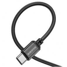 Дата кабель USB 2.0 AM to USB-C 1.0m BX87 Sharp black BOROFONE (6974443389043) - Фото