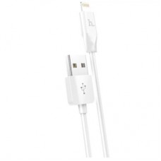 Дата кабель USB 2.0 AM to Lightning 1.0m 2.4A X1 white HOCO (6957531032007) - Фото