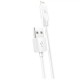 Дата кабель USB 2.0 AM to Lightning 1.0m 2.4A X1 white HOCO (6957531032007)