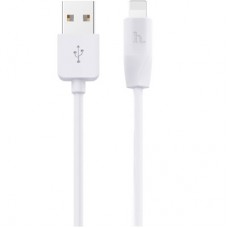 Дата кабель USB 2.0 AM to Lightning 2.0m 2.4A X1 white HOCO (6957531032014) - Фото
