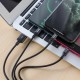 Дата кабель USB 2.0 AM to Lightning + Micro 5P + USB-C 1.0m 2A X14 black HOCO (6931474719157)