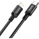Дата кабель USB-C to Lightning 1.0m 3A 20W nylon X14 black HOCO (6931474752192) Дата кабель USB-C to Lightning 1.0m 3A 20W nylon X14 black HOCO (6931474752192)