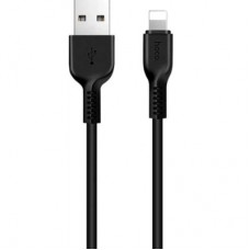 Дата кабель USB 2.0 AM to Lightning 2.0m 2A X20 black HOCO (6957531068860) - Фото
