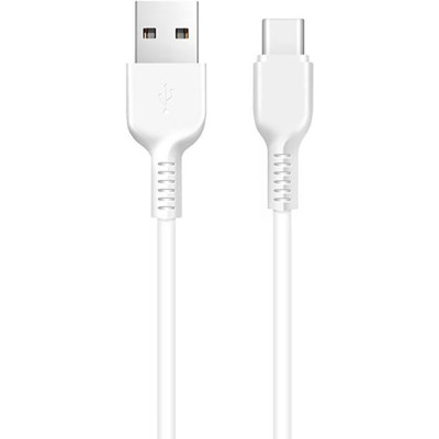 Дата кабель USB 2.0 AM to USB-C 3.0m 2A X20 white HOCO (6957531068976)