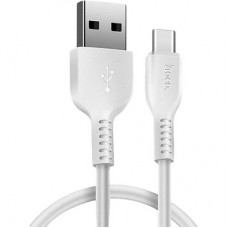 Дата кабель USB 2.0 AM to USB-C 3.0m 2A X20 white HOCO (6957531068976) - Фото
