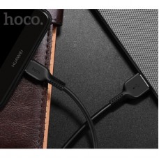 Дата кабель USB 2.0 AM to USB-C 2.0m 3A X20 black HOCO (6957531068907) - Фото
