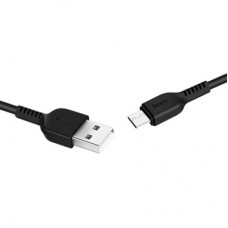 Дата кабель USB 2.0 AM to USB-C 3.0m 3A X20 black HOCO (6957531068969) - Фото