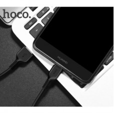 Дата кабель USB 2.0 AM to USB-C 3.0m 3A X20 black HOCO (6957531068969) - Фото