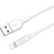 Дата кабель USB 2.0 AM to Lightning 1.0m 2A X25 white HOCO (6957531080114) Дата кабель USB 2.0 AM to Lightning 1.0m 2A X25 white HOCO (6957531080114)