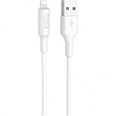 Дата кабель USB 2.0 AM to Lightning 1.0m 2A X25 white HOCO (6957531080114) - Фото