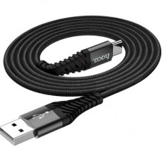 Дата кабель USB 2.0 AM to USB-C 1.0m X38 Cool black HOCO (6931474710567) - Фото