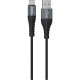Дата кабель USB 2.0 AM to USB-C 1.0m X38 Cool black HOCO (6931474710567) Дата кабель USB 2.0 AM to USB-C 1.0m X38 Cool black HOCO (6931474710567)