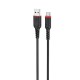 Дата кабель USB 2.0 AM to USB-C 1.0m 3A nylon X59 black HOCO (6931474744920) Дата кабель USB 2.0 AM to USB-C 1.0m 3A nylon X59 black HOCO (6931474744920)