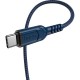 Дата кабель USB 2.0 AM to USB-C 1.0m 3A nylon X59 blue HOCO (6931474744944) Дата кабель USB 2.0 AM to USB-C 1.0m 3A nylon X59 blue HOCO (6931474744944)