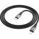 Дата кабель USB-C to Lightning 1.0m PD silicone X86 black HOCO (6931474777898)