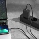 Дата кабель USB-C to Lightning 1.0m PD silicone X86 black HOCO (6931474777898)