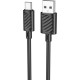 Дата кабель USB 2.0 AM to USB-C 1.0m X88 Gratified black HOCO (6931474783349)