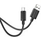 Дата кабель USB 2.0 AM to USB-C 1.0m X88 Gratified black HOCO (6931474783349) Дата кабель USB 2.0 AM to USB-C 1.0m X88 Gratified black HOCO (6931474783349)