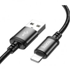 Дата кабель USB 2.0 AM to Lightning 3.0m X91 Radiance black HOCO (6931474788702) - Фото