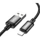 Дата кабель USB 2.0 AM to Lightning 3.0m X91 Radiance black HOCO (6931474788702) Дата кабель USB 2.0 AM to Lightning 3.0m X91 Radiance black HOCO (6931474788702)