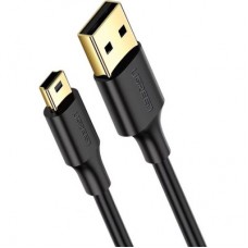 Дата кабель USB 2.0 AM to Mini 5P 3.0m 2A PVC black Ugreen (UGR-10386)