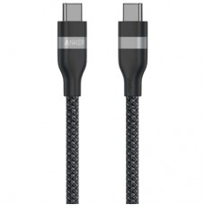 Дата кабель USB-C to USB-C 1.8m 240W upcycled-braided black Anker (A82E2H12) - Фото