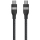 Дата кабель USB-C to USB-C 1.8m 240W upcycled-braided black Anker (A82E2H12)