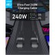 Дата кабель USB-C to USB-C 1.8m 240W upcycled-braided black Anker (A82E2H12) Дата кабель USB-C to USB-C 1.8m 240W upcycled-braided black Anker (A82E2H12)