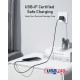Дата кабель USB-C to USB-C 1.8m 240W upcycled-braided black Anker (A82E2H12) Дата кабель USB-C to USB-C 1.8m 240W upcycled-braided black Anker (A82E2H12)