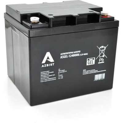 Батарея до ДБЖ AZBIST 12 V 40 Ah Super GEL (ASGEL-12400M6)