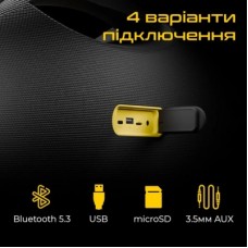 Акустична система HiFuture BoomBeat Black (boombeat.black) - Фото