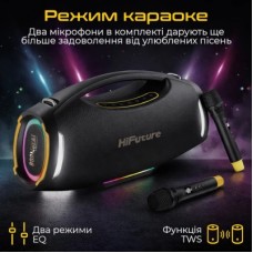 Акустична система HiFuture BoomBeat Black (boombeat.black) - Фото