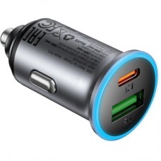 Зарядний пристрій Acefast 1xUSB-C PD65W + 1xUSB black (6974316284963) - Фото