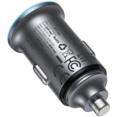 Зарядний пристрій Acefast 1xUSB-C PD65W + 1xUSB black (6974316284963) - Фото