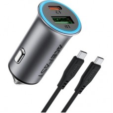 Зарядное устройство Acefast 1xUSB-C PD95W + 1xUSB gray (6974316285304)