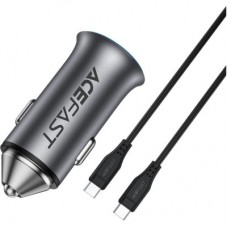 Зарядний пристрій Acefast 1xUSB-C PD95W + 1xUSB gray (6974316285304) - Фото