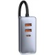 Зарядний пристрій Baseus 2xUSB-C + 2xUSB 120 W + extension cord gray (CCBT-A0G) Зарядний пристрій Baseus 2xUSB-C + 2xUSB 120 W + extension cord gray (CCBT-A0G)