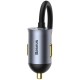 Зарядний пристрій Baseus 2xUSB-C + 2xUSB 120 W + extension cord gray (CCBT-A0G) Зарядний пристрій Baseus 2xUSB-C + 2xUSB 120 W + extension cord gray (CCBT-A0G)