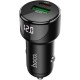 Зарядное устройство HOCO 1xUSB-C PD20W + 1xUSB QC3.0 car adapter Z42 black (6931474742544)