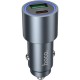Зарядное устройство HOCO 1xUSB-C PD30W + 1xUSB QC3.0 48W car adapter Z60 gray (6942007642095)