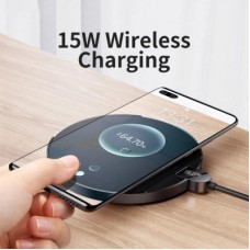 Зарядний пристрій Baseus Wireless Qi 15 W + cable USB-C 1.5m (CCED000001) - Фото