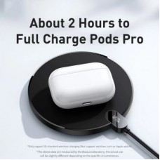 Зарядний пристрій Baseus Wireless Qi 15 W + cable USB-C 1.5m (CCED000001) - Фото