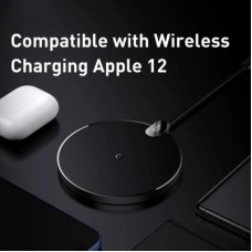 Зарядний пристрій Baseus Wireless Qi 15 W + cable USB-C 1.5m (CCED000001) - Фото