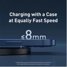 Зарядний пристрій Baseus Wireless Qi 15 W + cable USB-C 1.5m (CCED000001) - Фото