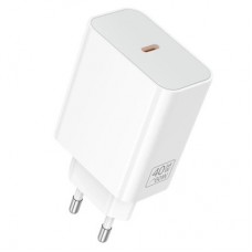 Зарядное устройство BOROFONE BA109A USB-C PD40W white (6941991126888)