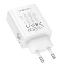 Зарядний пристрій BOROFONE BA109A USB-C PD40W white (6941991126888) Зарядний пристрій BOROFONE BA109A USB-C PD40W white (6941991126888) - Фото